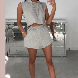 Wilma Kapşon Bluz Şortlu Takım