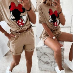 Mickey Şortlu Bağlamalı İkili Takım