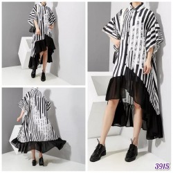 Asimetrik şifon elbise Asimetrik şifon elbise