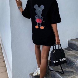 Mickey Baskı Salaş Tshirt Mickey Baskı Salaş Tshirt