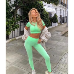 Scuba Crop Tayt İkili Takım