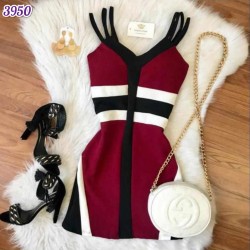 Üç Askılı Scuba Elbise Üç Askılı Scuba Elbise