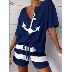 Çapa Desen Kaşkorse İkili Takım