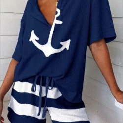 Çapa Desen Kaşkorse İkili Takım