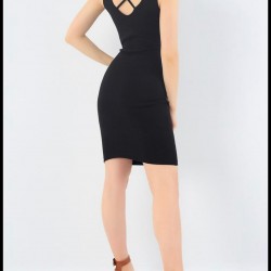 Sırt Çapraz Basic Elbise Sırt Çapraz Basic Elbise