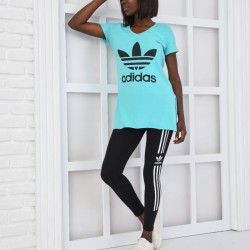 ADD Turkuaz Taytlı İkili Takım  ADD Turkuaz Taytlı İkili Takım