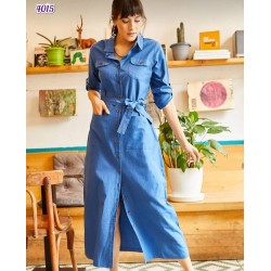 Full Düğmeli Gömlek Elbise