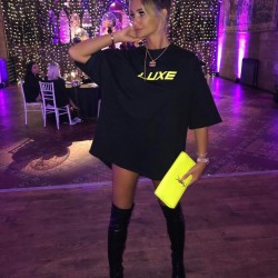 Luxe Neon Tunik Tshirt Luxe Neon Tunik Tshirt