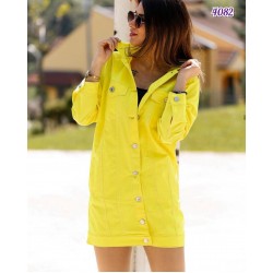 Shila Full Düğmeli Uzun Ceket