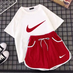 Nke Şortlu İkili Takım KIRMIZI 