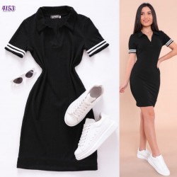 Polo Yaka Siyah Spor Elbise Polo Yaka Siyah Spor Elbise