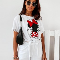 Mickey Kol Ucu Dantel İkili Takım