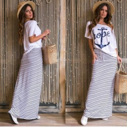 Çapa Desen Etek Tshirt Takım