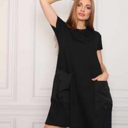 Bol Cepli Mini Elbise