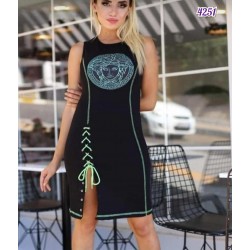 VRSC Kuşgözü Bağcıklı Elbise