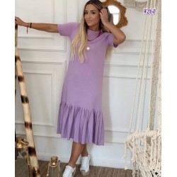 Eteği piliseli basic elbise Eteği piliseli basic elbise