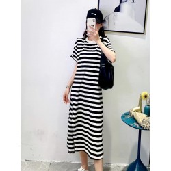 Çizgi Detay Basic Elbise Çizgi Detay Basic Elbise