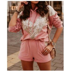 Pul Payet Detay Şortlu Takım