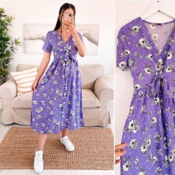 Çıtır Desen Viscon Elbise Çıtır Desen Viscon Elbise