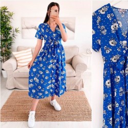 Çıtır Desen Viscon Elbise Çıtır Desen Viscon Elbise