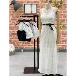 İthal Askılı Pareo Elbise