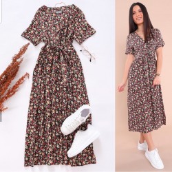 Çıtır Desen Midiboy Elbise Çıtır Desen Midiboy Elbise