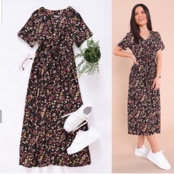 Çıtır Desen Midiboy Elbise Çıtır Desen Midiboy Elbise