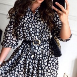 MNO Papatya Desen Elbise MNO Papatya Desen Elbise