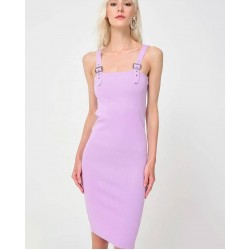 Toka Askılı Kalem Elbise