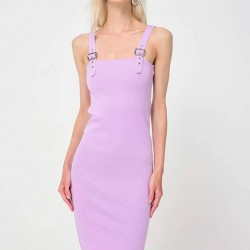 Toka Askılı Kalem Elbise Toka Askılı Kalem Elbise