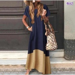 Renk Geçişli Salaş Elbise