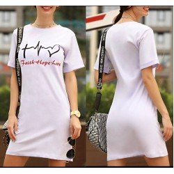 Ritim Detay Tunik Elbise