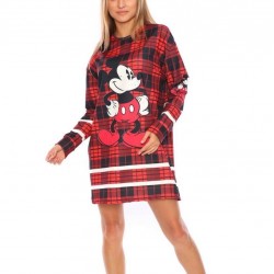 Minnie Ekose Tunik Sweat Minnie Ekose Tunik Sweat