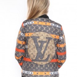 L.vitton tasarım bomber ceket L.vitton tasarım bomber ceket