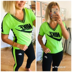 Ribanalı Neon Eşofman Takımı Ribanalı Neon Eşofman Takımı