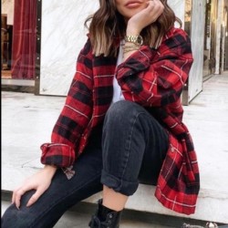 Kaşe ekose gömlek ceket Kaşe ekose gömlek ceket