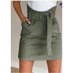 İthal kadife fitilli etek