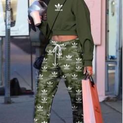 Add logo detay eşofman takımı HAKİ Add logo detay eşofman takımı HAKİ