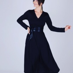 Kuşaklı Midiboy Elbise Kuşaklı Midiboy Elbise