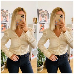 Topshop Büzgü detay bluz