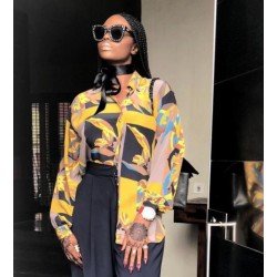 Etnik tasarım saten gömlek Etnik tasarım saten gömlek