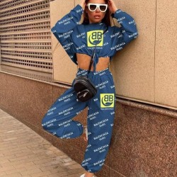 Balenciaga bel lastikli eşofman takımı