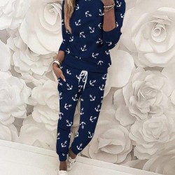 Çapa desenli eşofman takımı