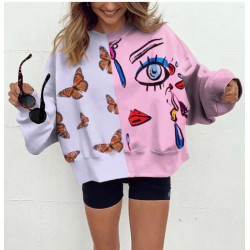 Çift desen salaş sweat