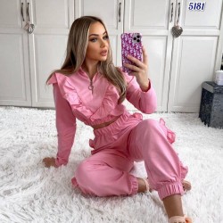 Fırfır detay eşofman takımı