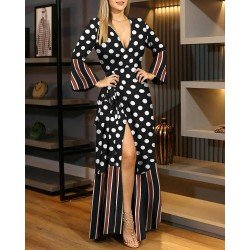 Puan detay maxi elbise Puan detay maxi elbise