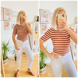 ÇİZGİLİ BLUZ  ÇİZGİLİ BLUZ