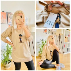 KADIN DETAYLI BEJ SWEAT KADIN DETAYLI BEJ SWEAT