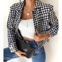 Kazayağı desen ceket Kazayağı desen ceket