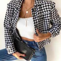 Kazayağı desen ceket Kazayağı desen ceket